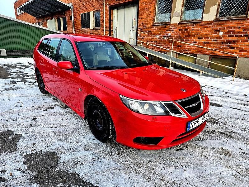 Begagnad Saab 9-3 Vector 150 HK (110 kW) 2008 Röd Kombi