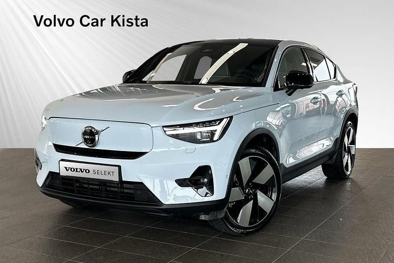 Blå Begagnad 2024 Volvo EC40 Single Motor Extended Range SUV | 454 900 kr (Dyr) - Bild 1/3