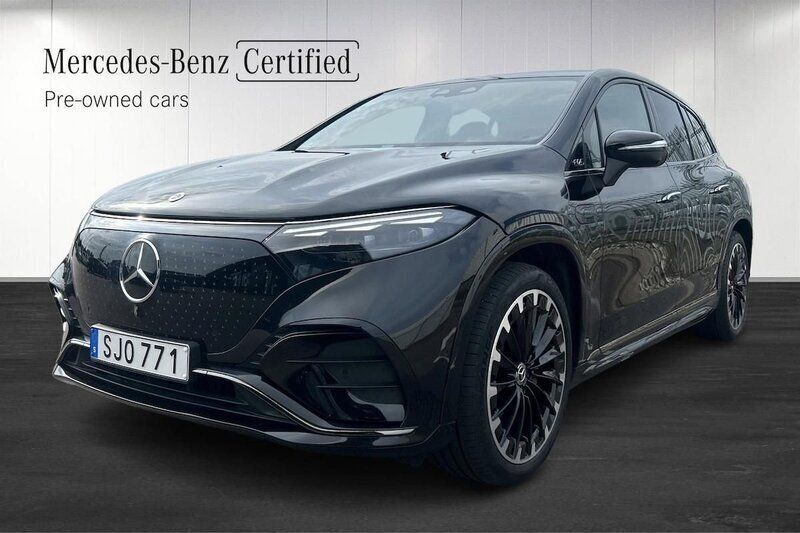 Svart Begagnad 2023 Mercedes EQS450+ AMG Line Premium SUV | 1 099 000 kr - Bild 1/4