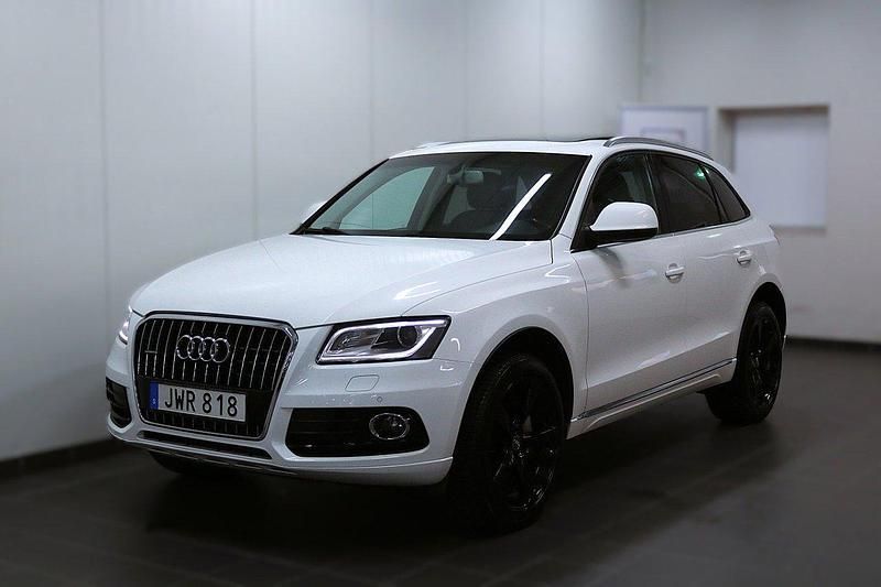 Vit Begagnad 2013 Audi Q5 SUV | 184 900 kr (Marknadspris) - Bild 1/4