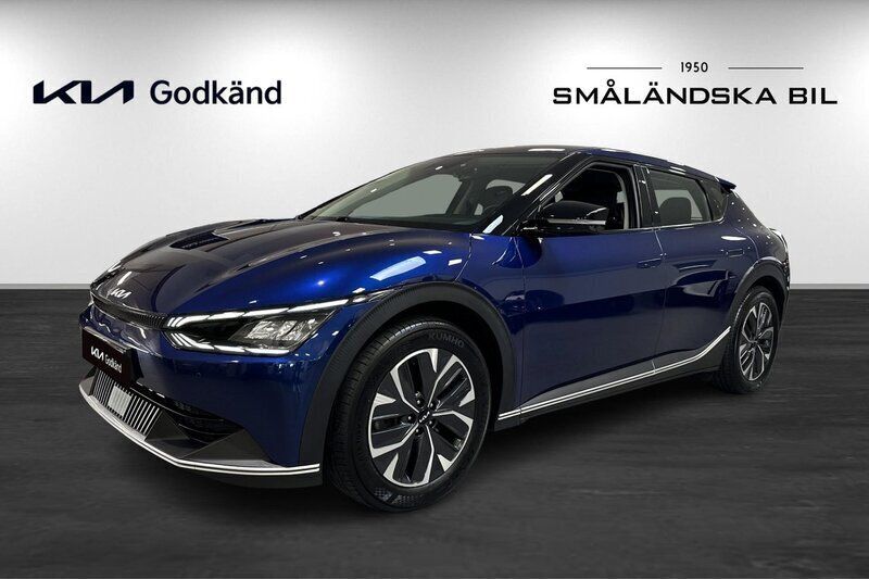 Blå Begagnad 2022 Kia EV6 4 SUV | 379 000 kr (Bra pris) - Bild 1/4