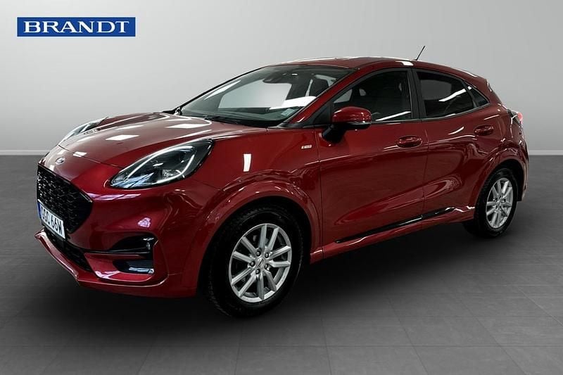 Röd Begagnad 2022 Ford Puma | 189 900 kr (Marknadspris) - Bild 1/4
