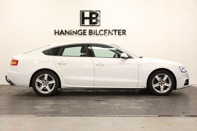 Begagnad Audi A5 Sportback S-Line 177 HK (130 kW) 2016 Vit Halvkombi