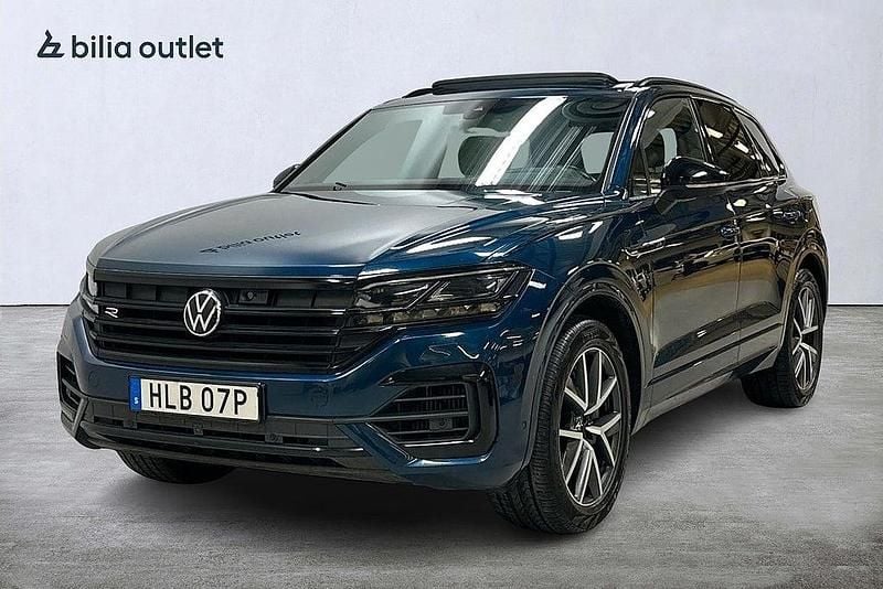 Blå Begagnad 2022 VW Touareg R SUV | 539 900 kr (Superpris) - Bild 1/4