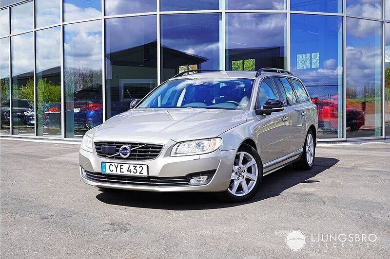 Ljusbrun Begagnad 2014 Volvo V70 Dynamic Kombi | 169 900 kr (Dyr) - Bild 1/4