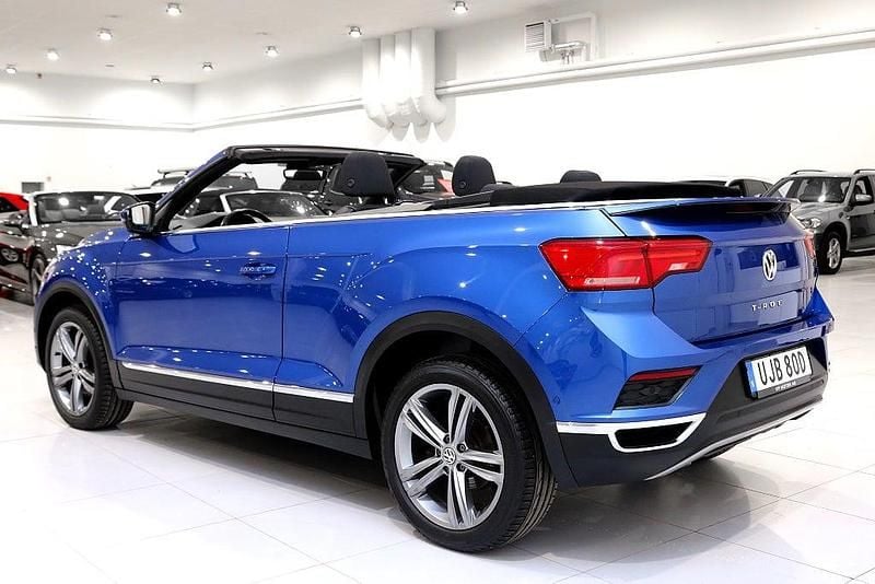 Begagnad VW T-Roc Cabriolet Beats 150 HK (110 kW) 2020 Blå Cab