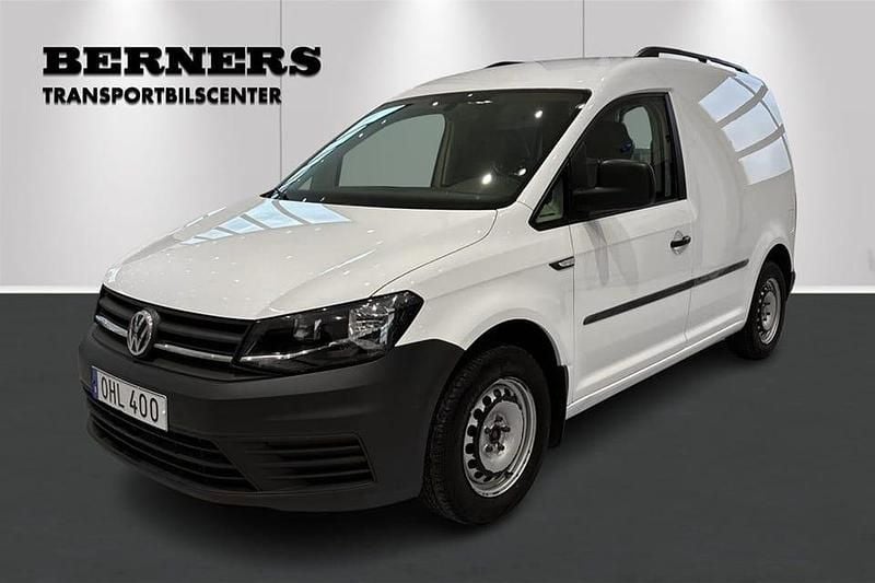 Vit Begagnad 2017 VW Caddy Minibuss | 109 900 kr (Marknadspris) - Bild 1/4