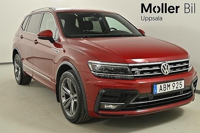 Röd Begagnad 2018 VW Tiguan Allspace SUV | 274 900 kr (Bra pris) - Bild 1/4