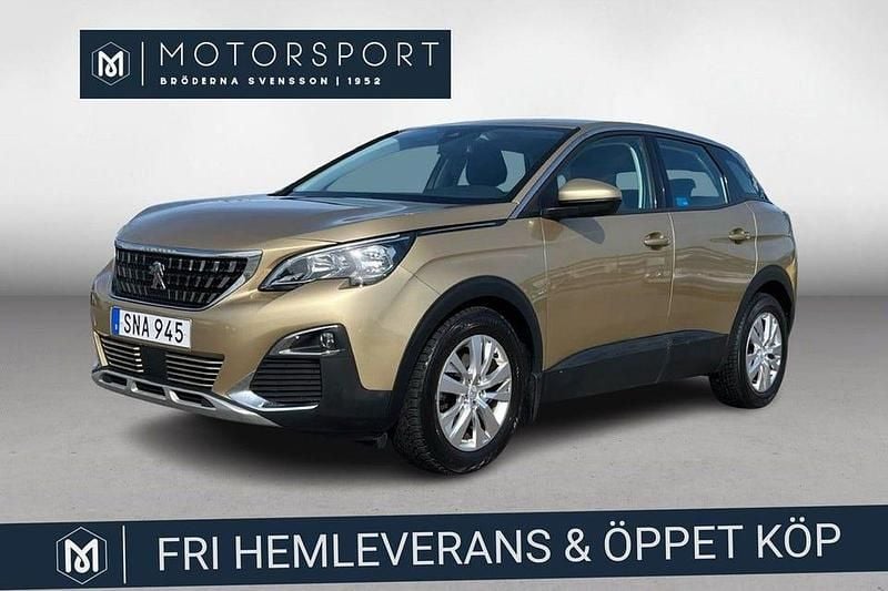 Ljusgul (gul metallic) Begagnad 2016 Peugeot 3008 SUV | 144 900 kr (Marknadspris) - Bild 1/3