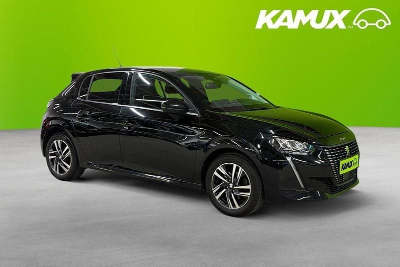 Svart Begagnad 2022 Peugeot 208 Allure Halvkombi | 179 700 kr (Marknadspris) - Bild 1/4