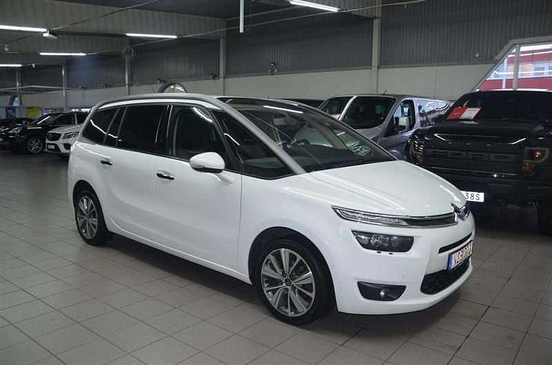 Vit Begagnad 2016 Citroën Grand C4 Picasso Minibuss | 119 900 kr (Marknadspris) - Bild 1/4