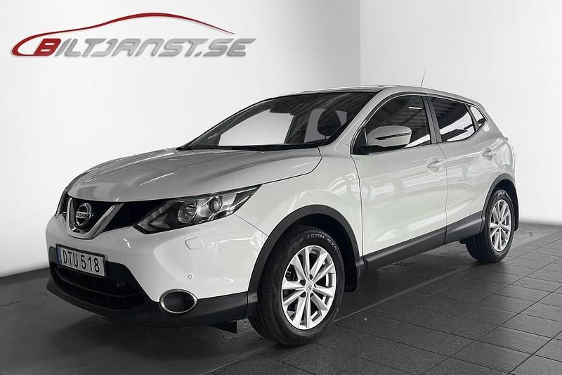 Vit Begagnad 2014 Nissan Qashqai SUV | 108 900 kr (Marknadspris) - Bild 1/4