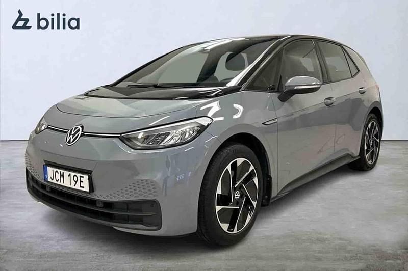 Grå Begagnad 2021 VW ID.3 Pro Performance Halvkombi | 239 800 kr (Bra pris) - Bild 1/1