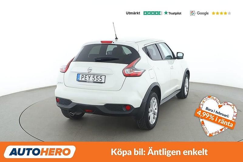 Begagnad Nissan Juke 112 HK (82 kW) 2017 Vit SUV