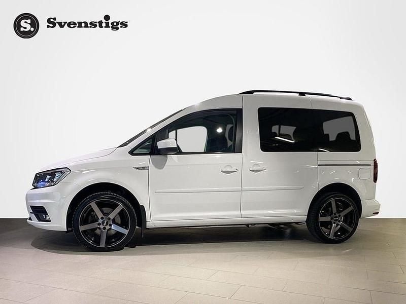 Begagnad VW Caddy Life 131 HK (96 kW) 2018 Vit Minibuss
