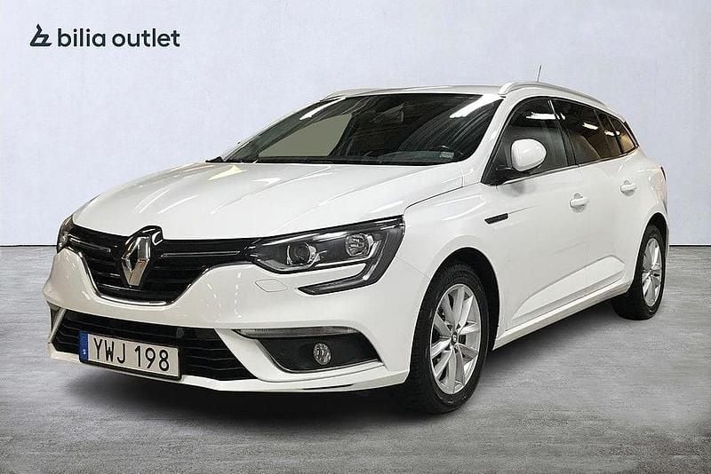 Vit Begagnad 2017 Renault Mégane GrandTour Zen Kombi | 139 900 kr (Marknadspris) - Bild 1/3