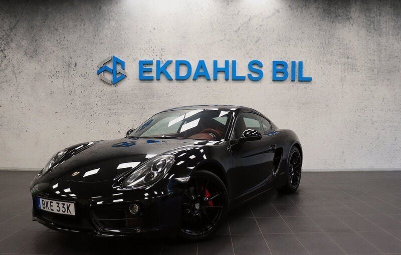 Svart Begagnad 2015 Porsche Cayman S Sportkupé | 449 900 kr - Bild 1/4