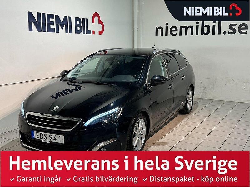 Svart Begagnad 2014 Peugeot 308 Allure Kombi | 119 900 kr (Marknadspris) - Bild 1/3