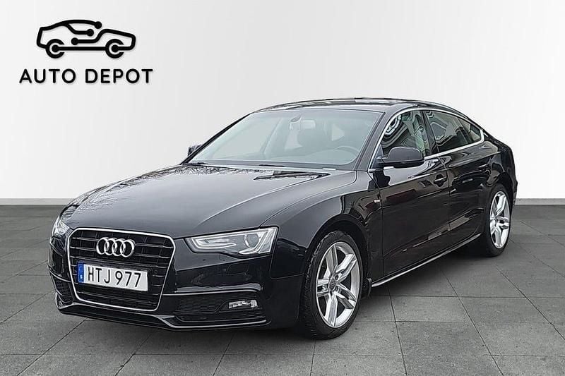 Begagnad Audi A5 Sportback S-Line 144 HK (105 kW) 2015 Svart Halvkombi