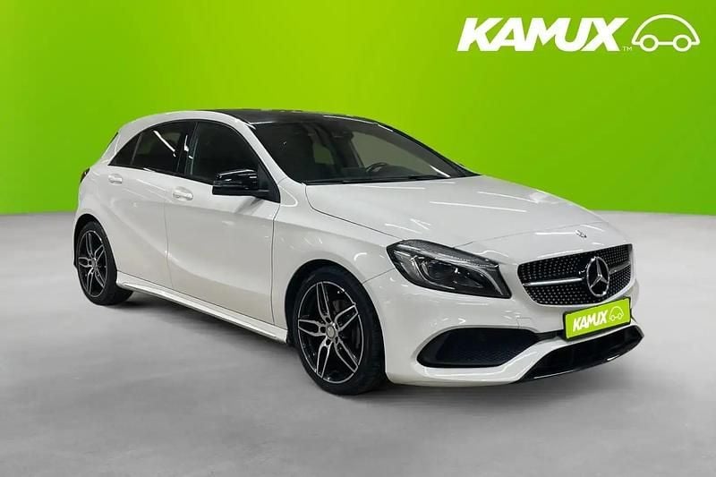Vit Begagnad 2016 Mercedes A200 AMG Halvkombi | 119 800 kr (Bra pris) - Bild 1/4