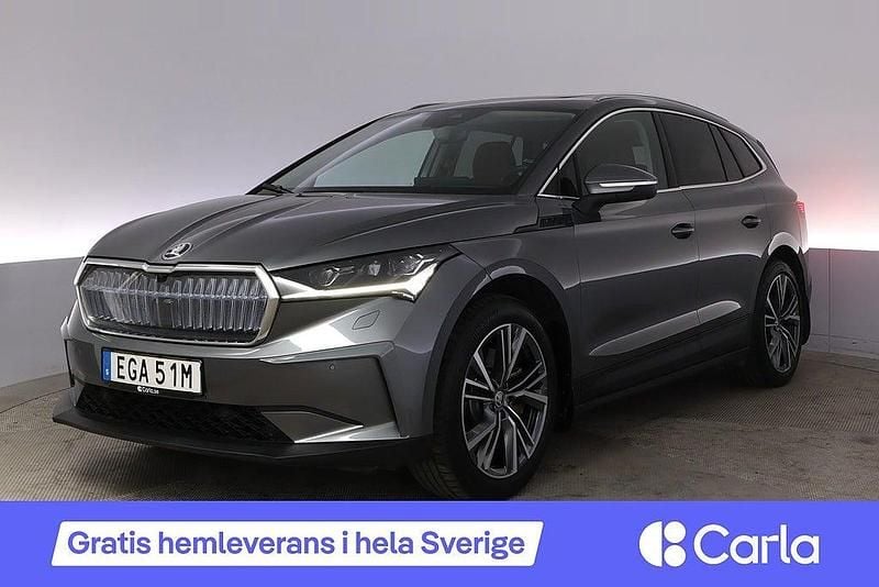 Grå Begagnad 2022 Skoda Enyaq iV SUV | 379 900 kr (Bra pris) - Bild 1/4