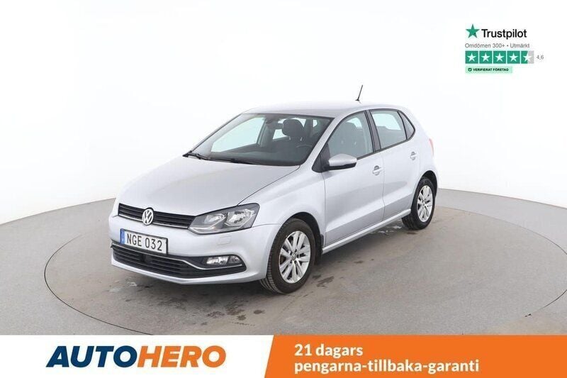 Silver Begagnad 2016 VW Polo Halvkombi | 99 000 kr (Marknadspris) - Bild 1/4