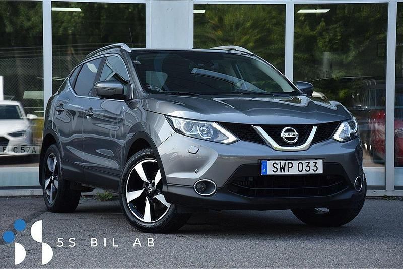 Grå Begagnad 2016 Nissan Qashqai 360º SUV | 134 900 kr (Marknadspris) - Bild 1/4