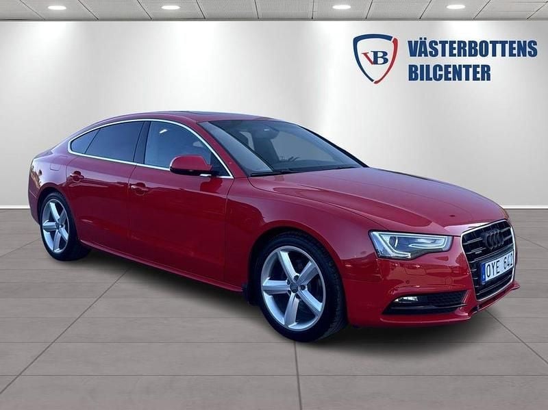 Röd Begagnad 2014 Audi A5 Sportback Comfort Halvkombi | 119 900 kr (Bra pris) - Bild 1/4