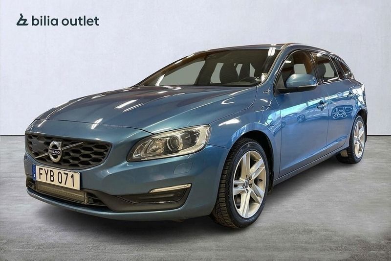 Blå Begagnad 2015 Volvo V60 Summum Kombi | 159 800 kr (Lite dyr) - Bild 1/3