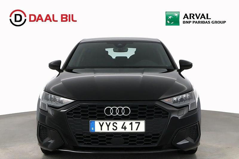 Begagnad Audi A3 Sportback Proline 150 HK (110 kW) 2021 Svart Halvkombi