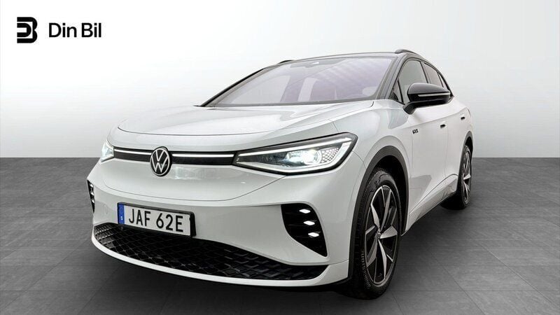Vit Begagnad 2023 VW ID.4 GTX SUV | 419 900 kr (Marknadspris) - Bild 1/4