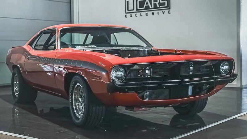 Orange Begagnad 1970 Plymouth Barracuda | 799 900 kr - Bild 1/4