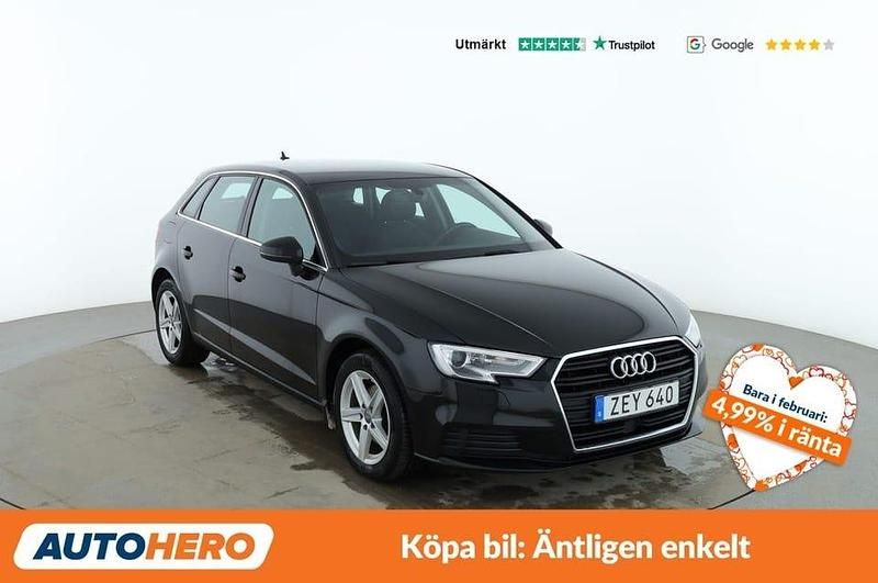 Begagnad Audi A3 151 HK (111 kW) 2018 Svart Sedan