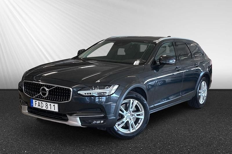 Grå Begagnad 2019 Volvo V90 CC Pro Kombi | 264 900 kr (Bra pris) - Bild 1/4