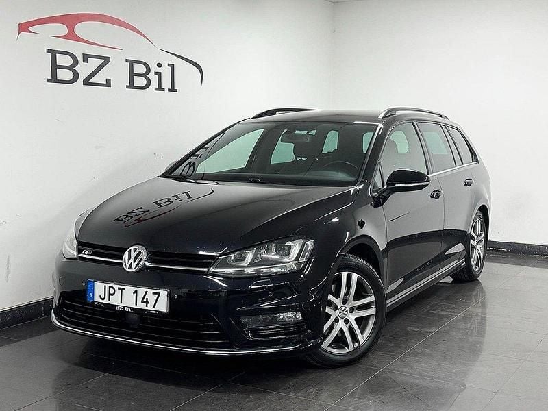 Svart Begagnad 2014 VW Golf VII R-line Kombi | 114 900 kr (Lite dyr) - Bild 1/4