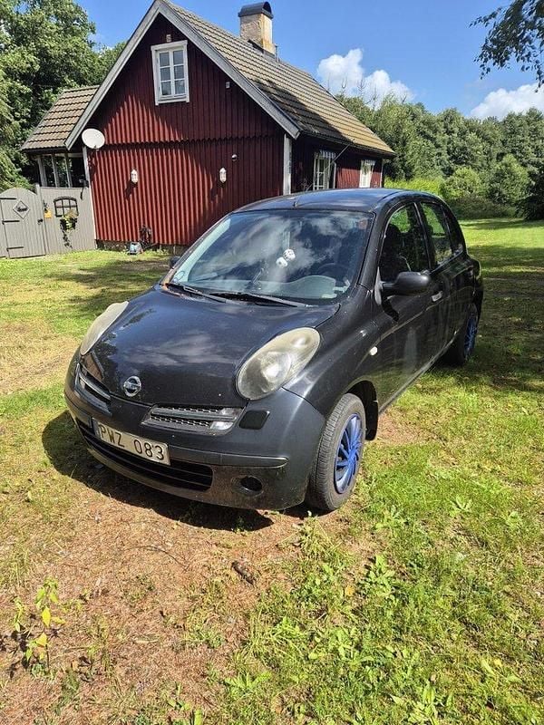 Svart Begagnad 2007 Nissan Micra Halvkombi | 9 500 kr (Superpris) - Bild 1/4