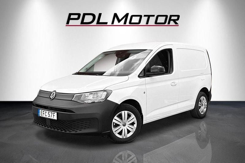 Vit Begagnad 2021 VW Caddy Minibuss | 329 900 kr (Dyr) - Bild 1/4