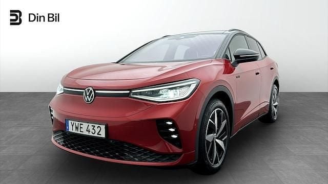 Mörkröd (kings red metallic black) Begagnad 2023 VW ID.4 GTX SUV | 469 900 kr (Lite dyr) - Bild 1/4