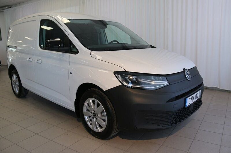 Vit (candyvit) Ny 2025 VW Caddy Minibuss | 419 500 kr (Lite dyr) - Bild 1/4