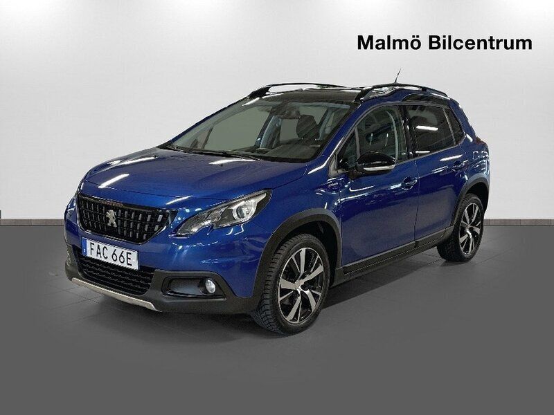 Blå Begagnad 2019 Peugeot 2008 GT-line SUV | 169 900 kr (Lite dyr) - Bild 1/4