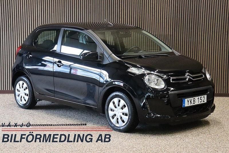 Svart Begagnad 2016 Citroën C1 Halvkombi | 79 900 kr (Marknadspris) - Bild 1/4