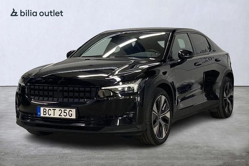 Svart Begagnad 2021 Polestar 2 Long Range Dual motor Halvkombi | 284 900 kr (Bra pris) - Bild 1/4