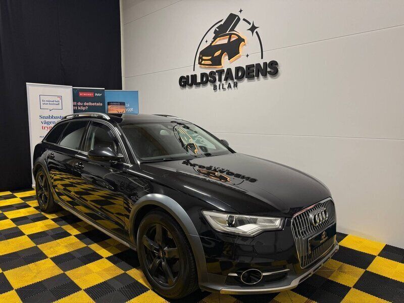 Svart Begagnad 2014 Audi A6 Allroad Kombi | 194 900 kr (Marknadspris) - Bild 1/3