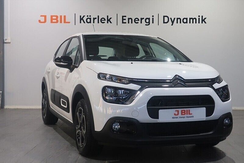 Vit banquise Begagnad 2022 Citroën C3 Feel Halvkombi | 199 900 kr - Bild 1/4