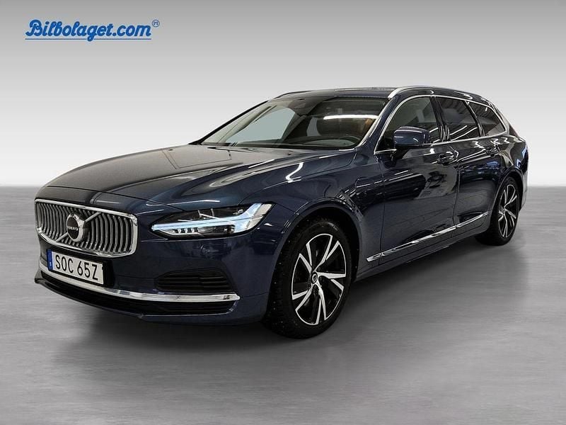 Begagnad Volvo V90 Inscription 2021 Blå Kombi