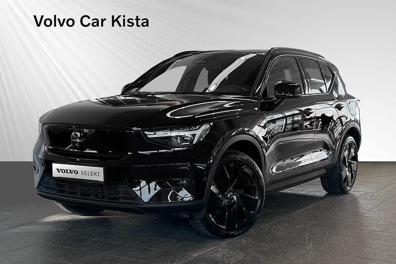 Svart Ny 2024 Volvo EX40 Performance SUV | 549 900 kr (Superpris) - Bild 1/2