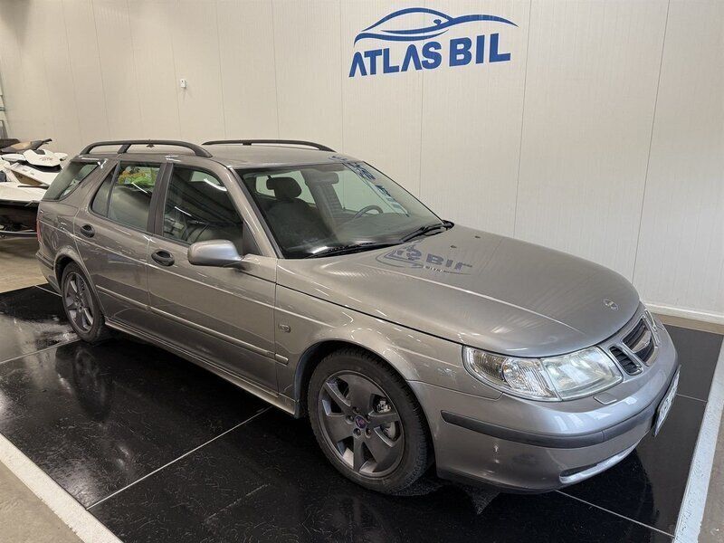 Ljusgrå Begagnad 2003 Saab 9-5 Linear Kombi | 34 900 kr (Dyr) - Bild 1/4