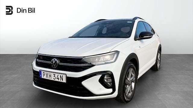 Vit Begagnad 2024 VW Taigo SE SUV | 254 900 kr (Marknadspris) - Bild 1/4