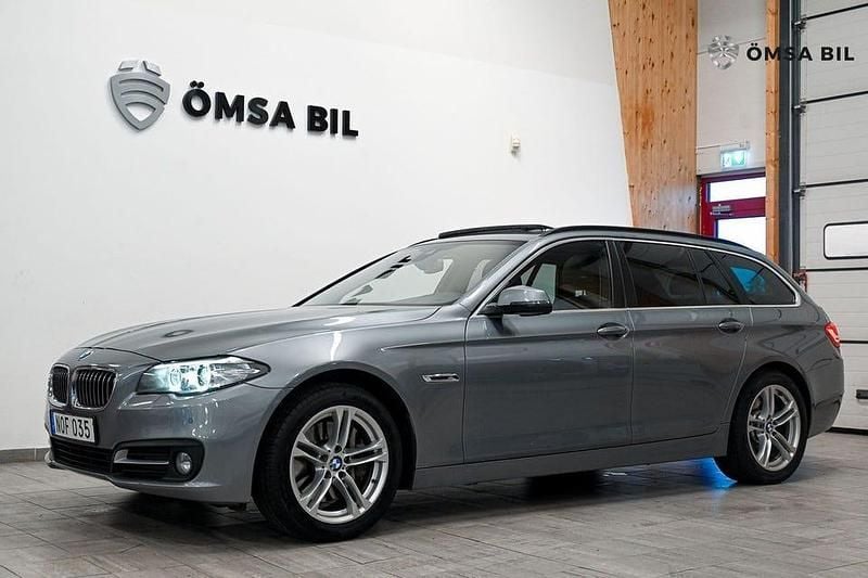 Grå Begagnad 2015 BMW 530 M Sport Kombi | 169 800 kr (Bra pris) - Bild 1/4