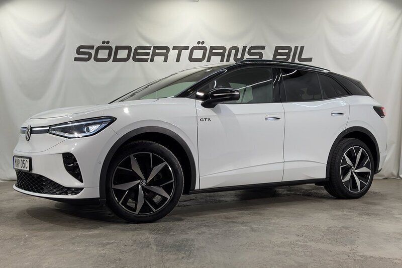 Vit Begagnad 2023 VW ID.4 GTX SUV | 339 900 kr (Superpris) - Bild 1/4